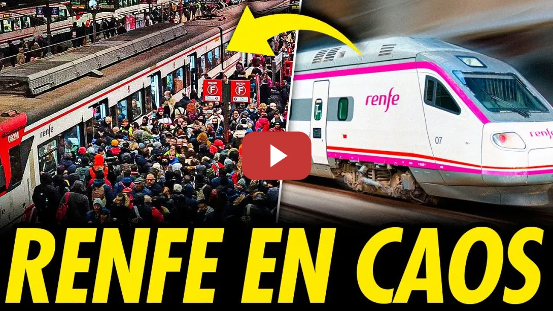 Embedded thumbnail for SABOTAJE A RENFE: MILES DE PASAJEROS QUEDAN ATRAPADOS POR EL ROBO DE CABLES