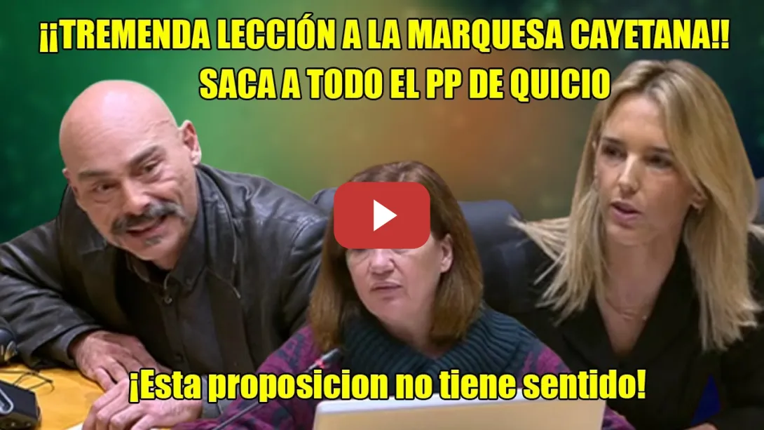 Embedded thumbnail for LECCIÓN de Guijarro a CAYETANA🔥VOCEROS HIPERVENTILAN🔥No se lo digo por ZP, lo digo por el VATICANO