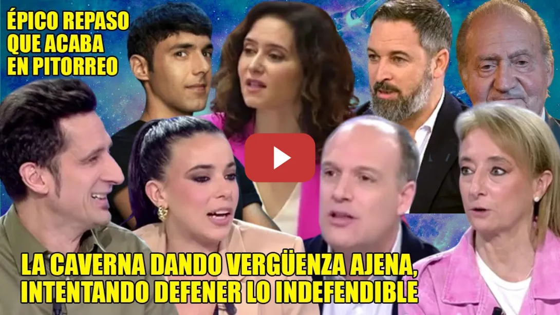 Embedded thumbnail for ÉPICO REPASO a la CAVERNA AYUSISTA de Crudo y Santaolalla⚡Se MOFAN de Cervilla⚡¡El Mago Pop!