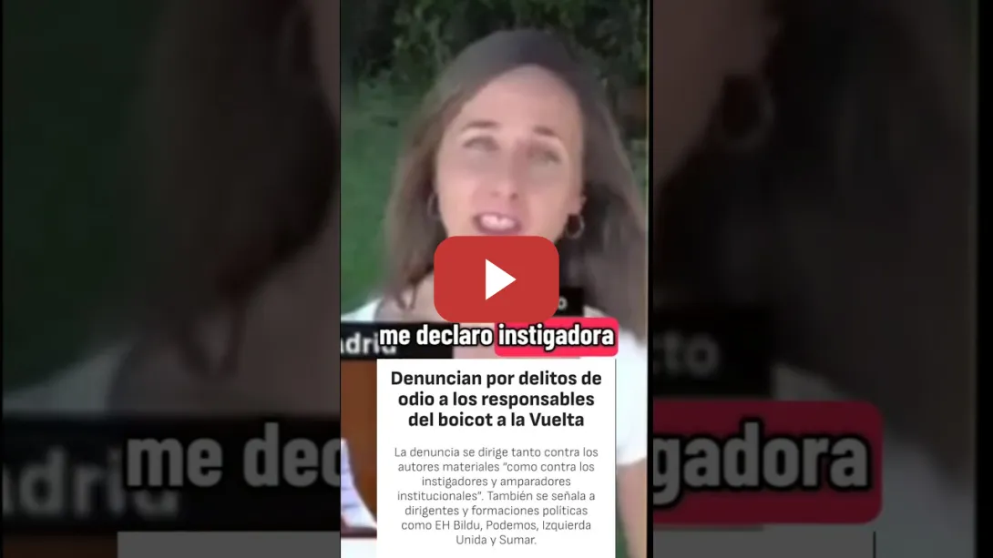 Embedded thumbnail for Ione Belarra hace un llamamiento a llenar las movilizaciones contra el Genocidio en la Vuelta España