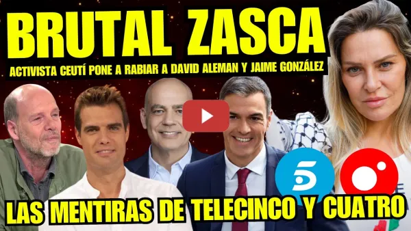 Embedded thumbnail for ¡BRUTAL! ACTIVISTA HANAN ALCALDE DESTROZA A FACHAS DAVID ALEMÁN Y JAIME GONZÁLEZ "SINVERGÜENZAS"