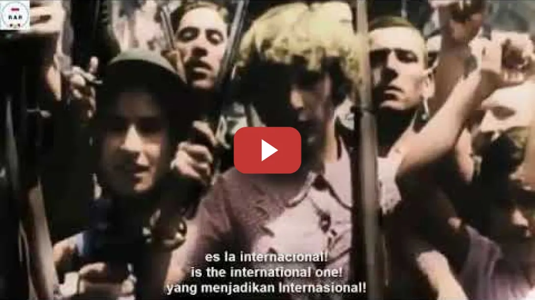 Embedded thumbnail for Lavaros la boca antes de cantar La Internacional