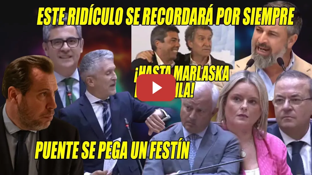 Embedded thumbnail for Óscar Puente SE PEGA un FESTÍN con ESPERPENTOS de las DERECHAS⚡Otro RIDÍCULO NUMERITO en el Senado