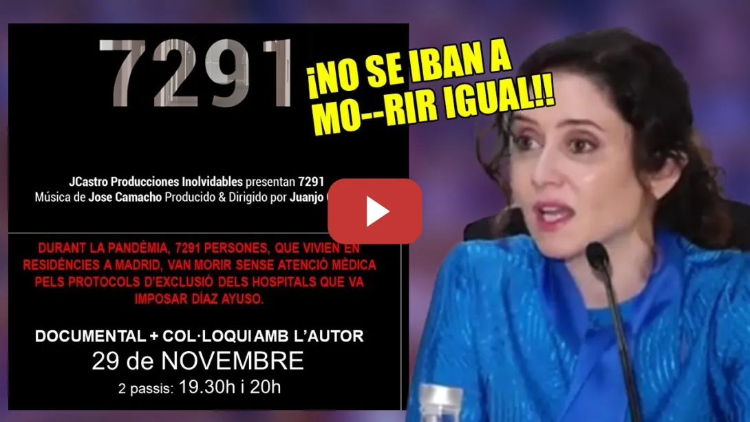 Embedded thumbnail for Ayuso COLAPSA tras ser preguntada por los 7291 y su NEFASTA GESTIÓN🛑 ¡NO se iban a M0RIR IGUAL!🛑