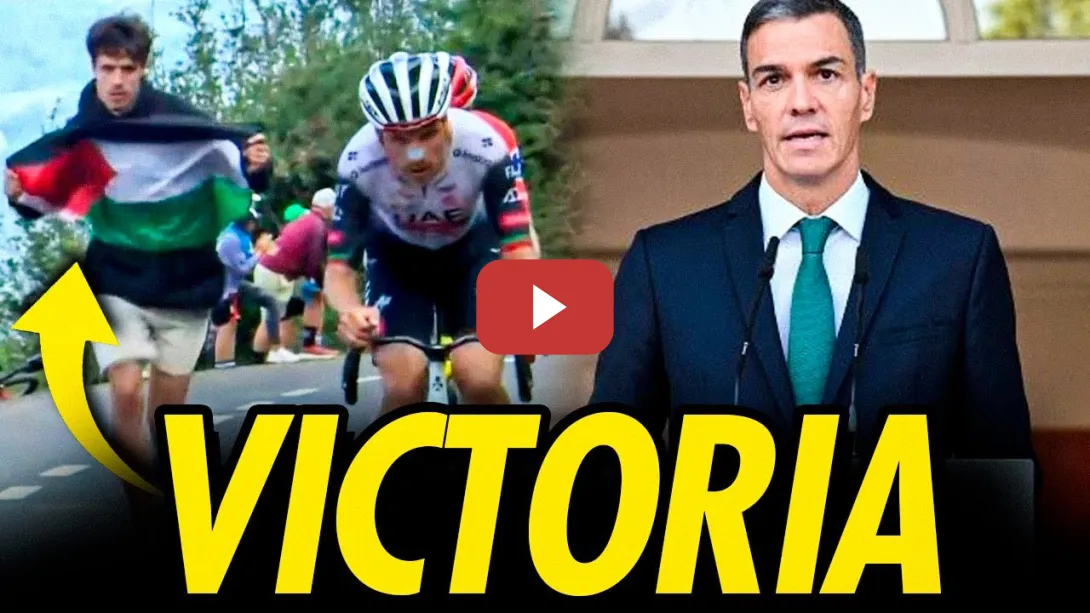 Embedded thumbnail for VICTORIA DEL BOICOT A LA VUELTA CICLISTA Y SÁNCHEZ INFORMA MEDIDAS CONTRA ISRAEL
