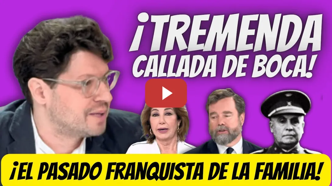 Embedded thumbnail for Fernando Berlín REVIENTA a Espinosa de los Monteros por FACHA - RECUERDAN su PASADO FRANQUISTA