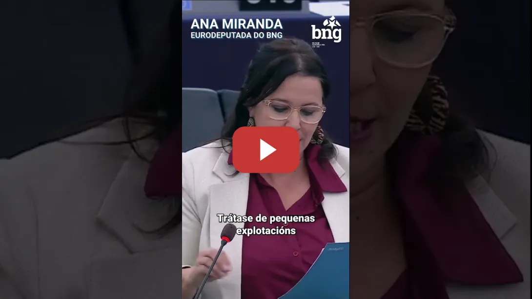 Embedded thumbnail for Ana Miranda alerta na Eurocámara da grave situación do rural galego