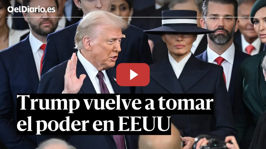 Embedded thumbnail for DONALD TRUMP vuelve a tomar el poder en ESTADOS UNIDOS