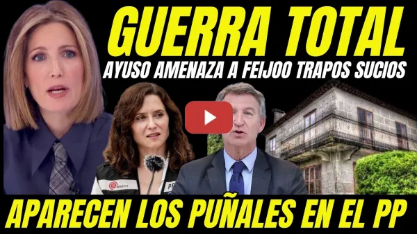 Embedded thumbnail for BOMBAZO SILVIA INTXAURRONDO "AYUSO AMENAZA A FEIJÓO CON SACAR TRAPOS SUCIOS"