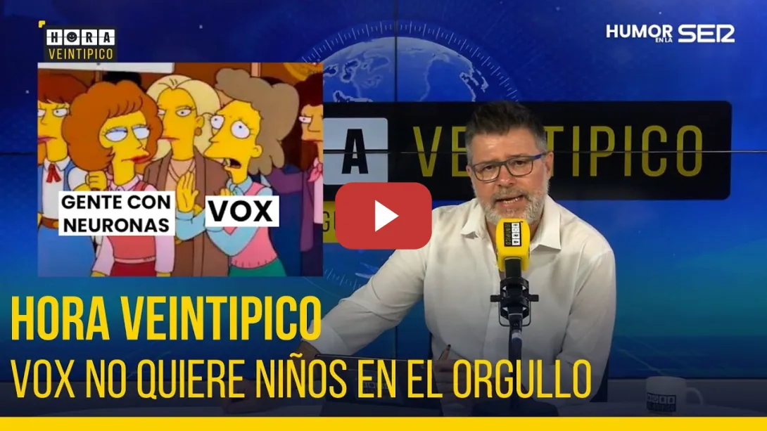 Embedded thumbnail for Hora Veintipico | VOX no quiere niños en el Orgullo