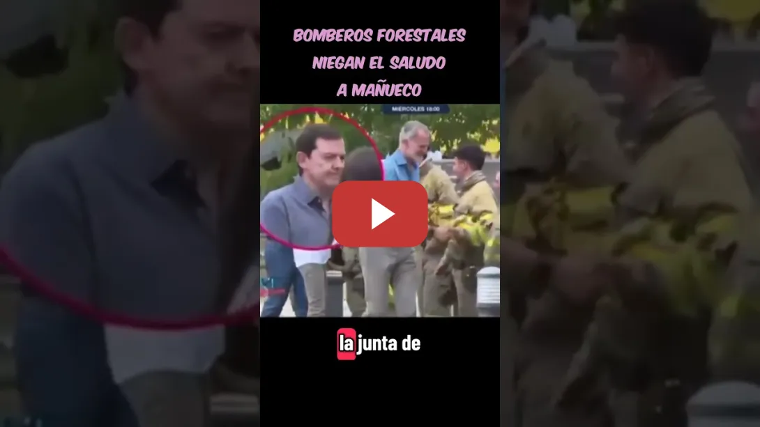 Embedded thumbnail for Los bomberos de Castilla y León le niegan el saludo a Mañueco #pp #incendio #bomberos #mañueco