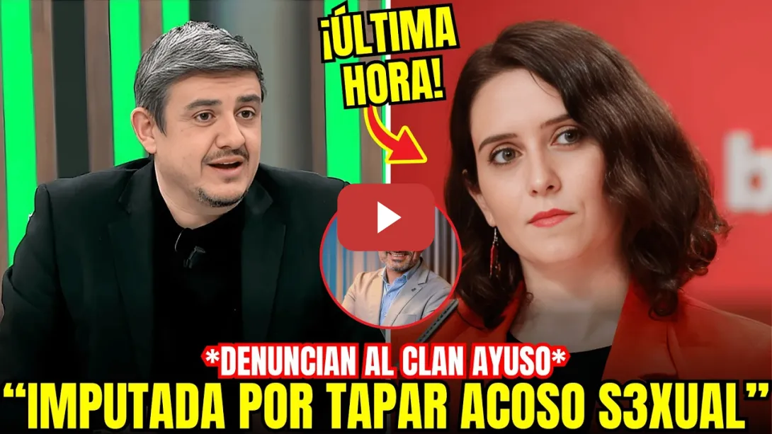 Embedded thumbnail for ALARMA JUDICIAL: DENUNCIAN AL CLAN AYUSO POR TAPAR ACOSO DEL ALCALDE DE MOSTOLES
