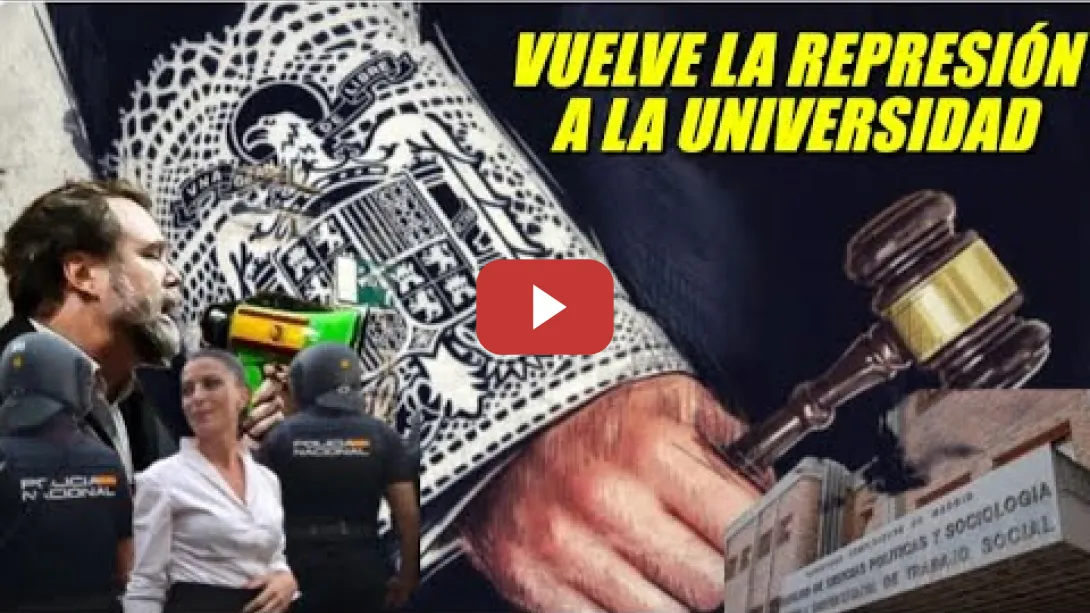 Embedded thumbnail for Vuelve la represión fascista contra el movimiento estudiantil