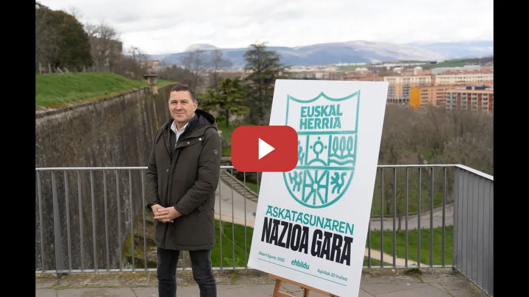 Embedded thumbnail for Arnaldo Otegi anuncia que EH Bildu celebrará el Aberri Eguna 2025, el 20 de abril, en Iruñea