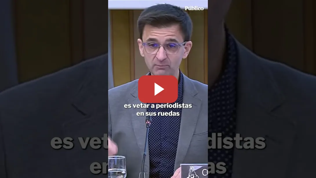 Embedded thumbnail for José Pablo López recrimina a Vox el señalamiento de profesionales de RTVE como Sarah Santaolalla