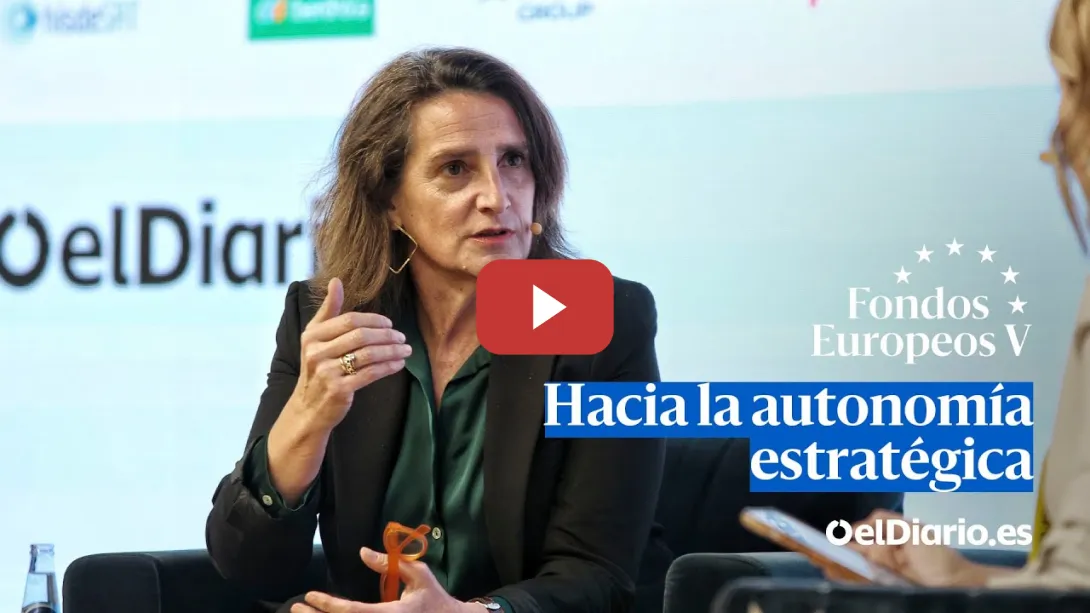 Embedded thumbnail for Entrevista a la ministra TERESA RIBERA · FONDOS EUROPEOS V: Hacia la autonomía estratégica