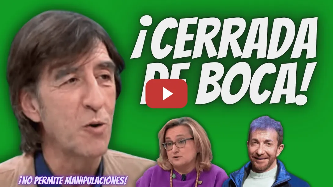 Embedded thumbnail for Benjamín Prado “FULMINA” a una TERTULIANA de El Hormiguero por MANIPULADORA