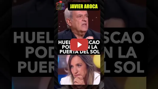 Embedded thumbnail for Javier Aroca, huele a pescao podrío en la Puerta del Sol. "Extraordinaria comparecencia Ayuso".