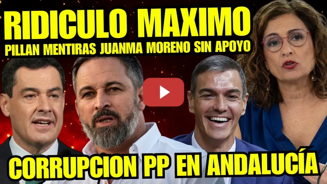 Embedded thumbnail for JUANMA MORENO ENTRA EN PÁNICO "FRAUDE ELECTORAL en ANDALUCÍA" que DENUNCIA MARIA JESÚS MONTERO