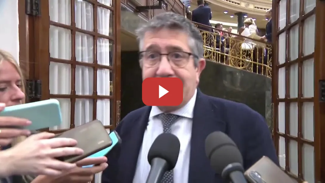 Embedded thumbnail for Patxi López dice que está &quot;harto de la cacería&quot; contra los socialistas