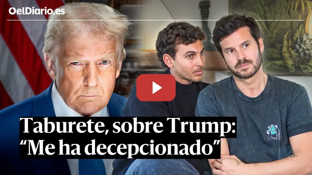 Embedded thumbnail for TABURETE, sobre TRUMP:  “Quería que GANASE las elecciones, pero me ha DECEPCIONADO”