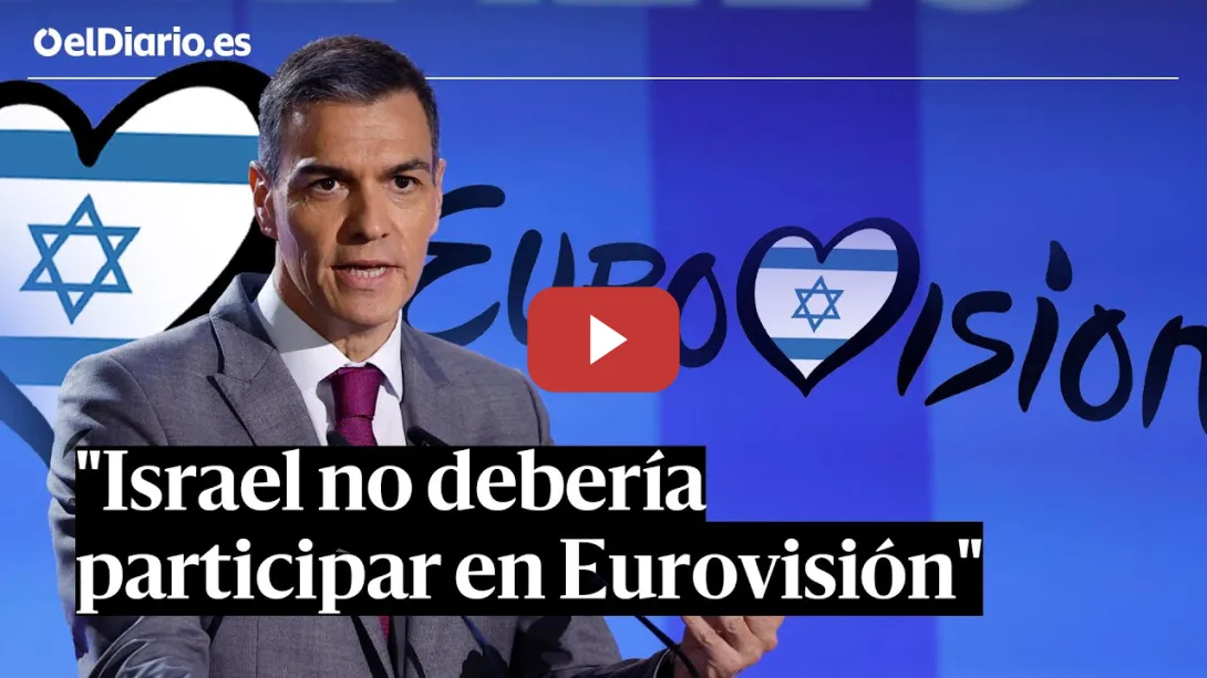 Embedded thumbnail for SÁNCHEZ en contra de ISRAEL en EUROVISIÓN: &quot;No debería participar&quot;