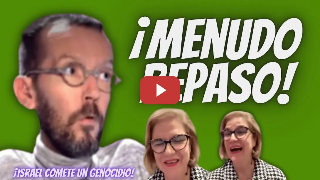 Embedded thumbnail for La “APLAUDIDA RESPUESTA” de Pablo Echenique a la SIONISTA de Pilar Rahola