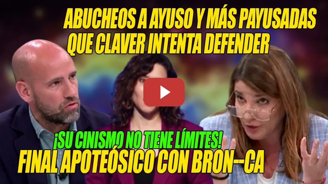Embedded thumbnail for BRONCA y APOTEÓSICO FINAL de Gonzalo Miró ACABANDO con Claver💥¡Cómo puede tener SEMEJANTE ROSTRO!