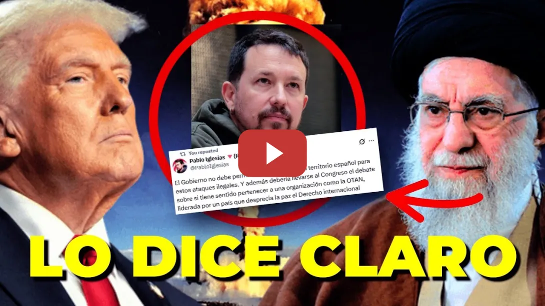 Embedded thumbnail for El tuit viral de Pablo Iglesias tras el ataque de EEUU a Irán: ¿qué debe hacer España?