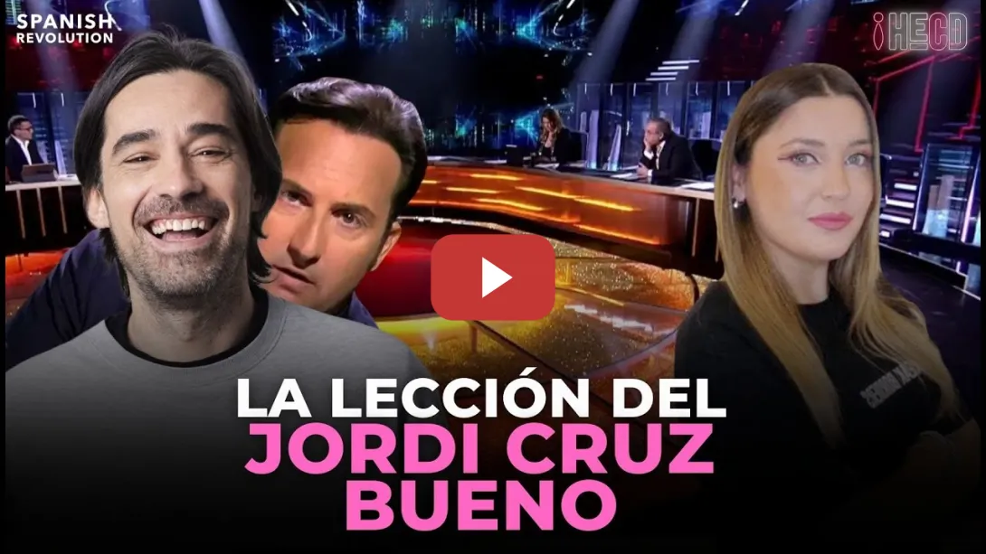 Embedded thumbnail for Marina Lobo. La lección del Jordi Cruz bueno a Iker Jiménez #HECD