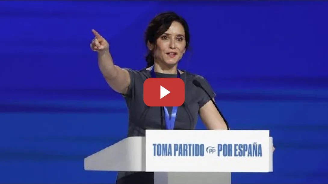 Embedded thumbnail for Ayuso brinda a Feijóo su apoyo y el de todo el PP para acabar con el &quot;sanchismo&quot;