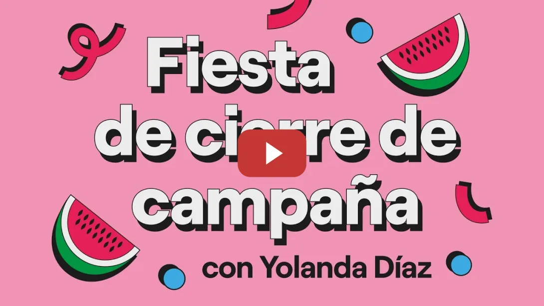 Embedded thumbnail for Fiesta de cierre de campaña con Yolanda Díaz