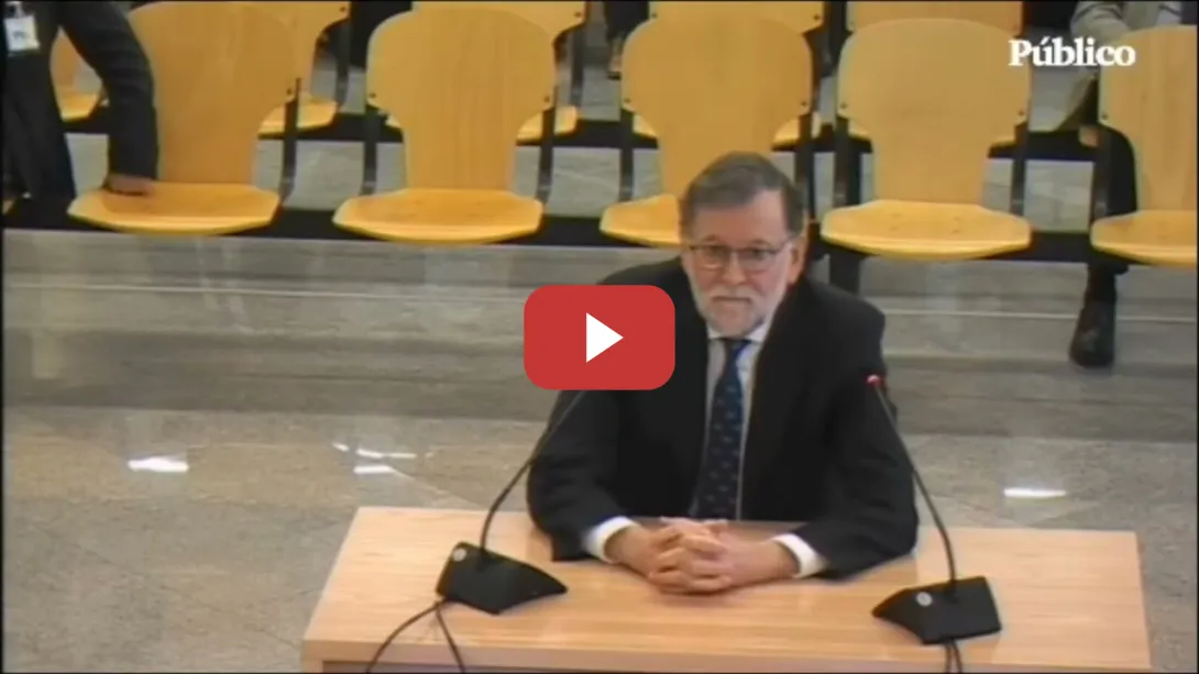 Embedded thumbnail for M. Rajoy: el testigo que no sabe nada protegido por la jueza