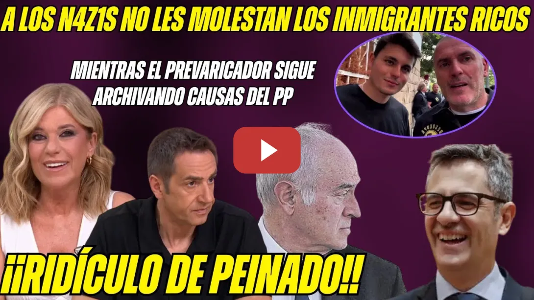 Embedded thumbnail for ¡VARAPALO al JUEZ PEINADO: el SUPREMO RECHAZA IMPUTAR BOLAÑOS! N4ZIS a por INMIGRANTES POBRES!