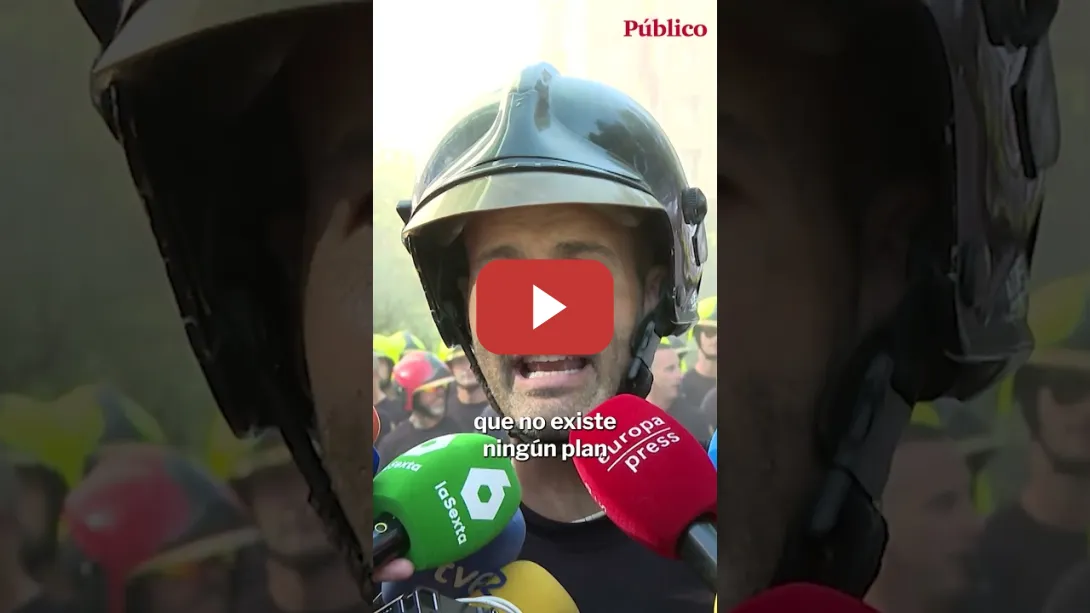Embedded thumbnail for Los bomberos del Pais Valencià denuncian el abandono por parte del Gobierno de Mazón