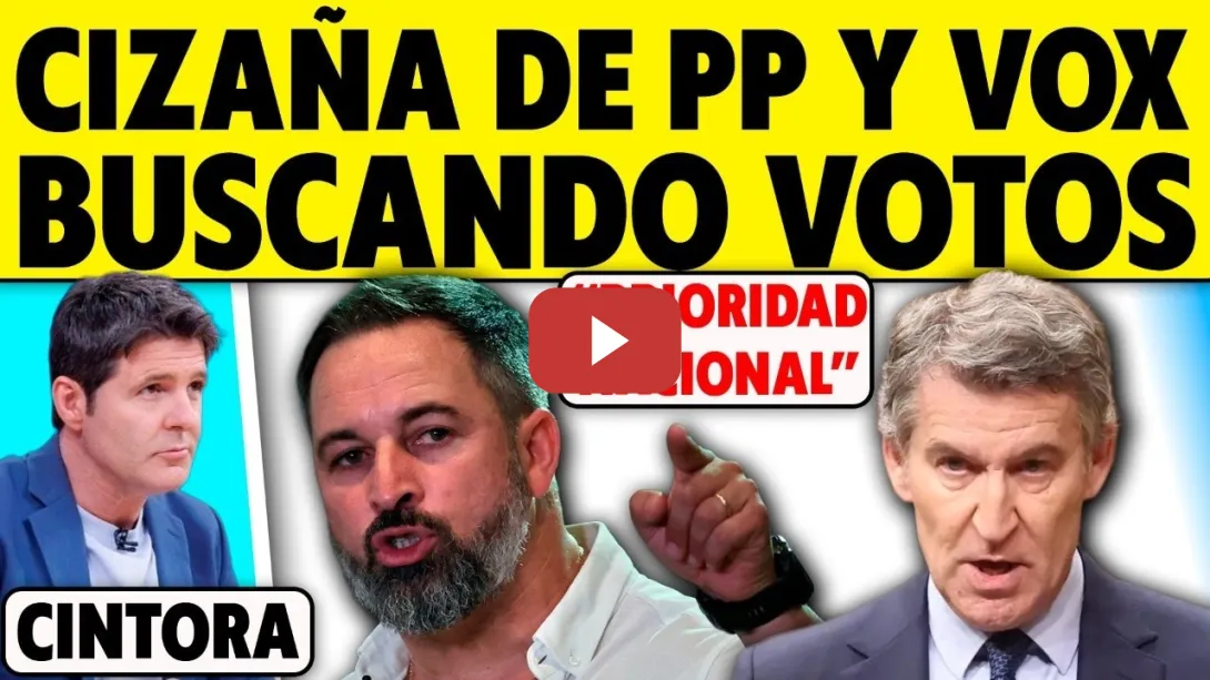 Embedded thumbnail for PP Y VOX BUSCAN VOTO BOBO: LE LLAMAN "PRIORIDAD NACIONAL"
