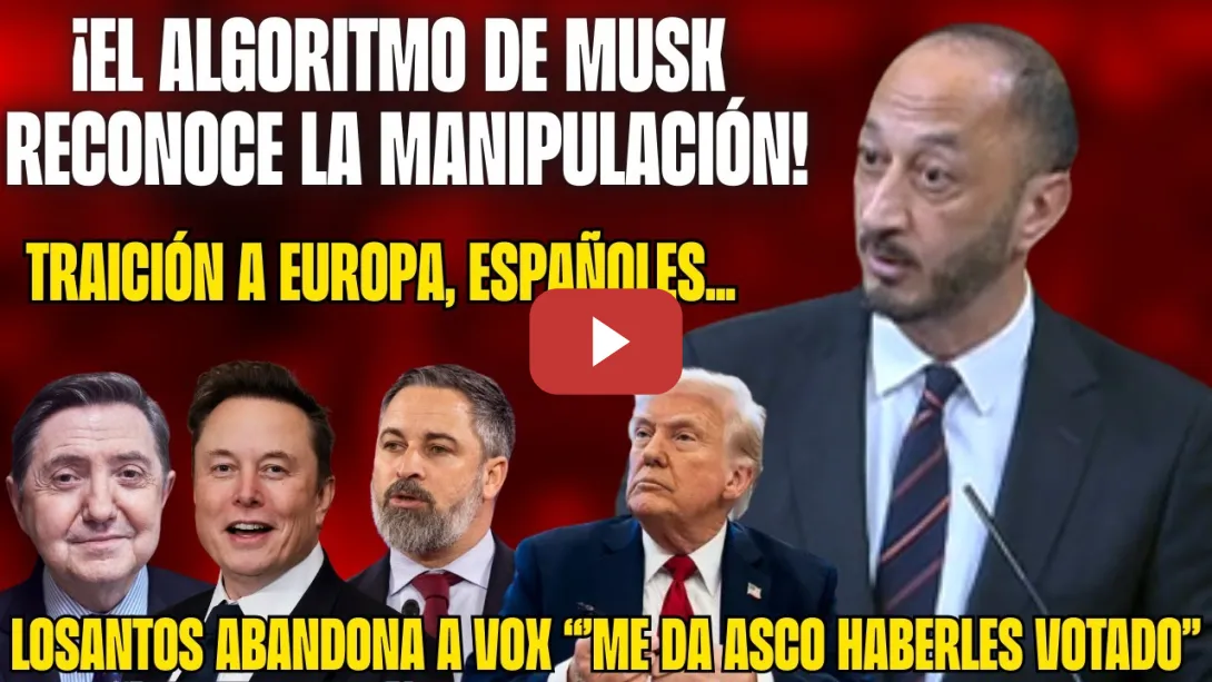 Embedded thumbnail for Gómez De Celis se CARGA a los VENDE PATRIAS de VOX: ¡TRAIDORES que se ARRODILLAN SUMISOS ante TRUMP!
