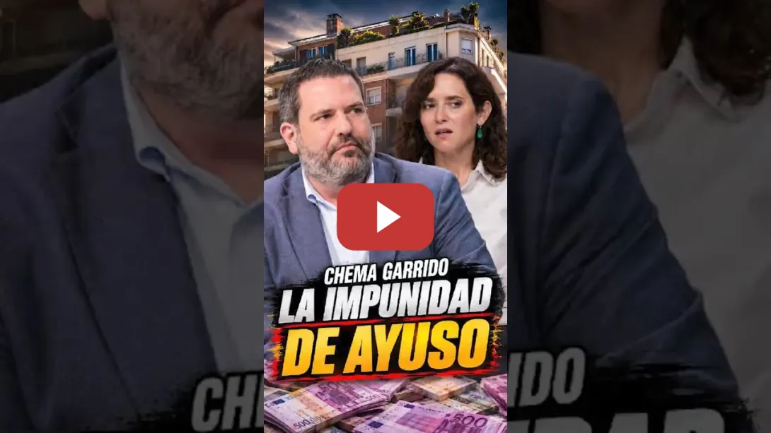 Embedded thumbnail for CHEMA GARRIDO Vs AYUSO 🤯: "Cobra 100.000€, no puede utilizarlo para dar pena"