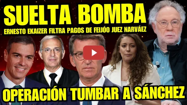Embedded thumbnail for ERNESTO EKAIZER REPARTE OSTIAS AL JUEZ NARVAEZ POR AMIGUISMO CON FEIJÓO "CORRUPCIÓN JUDICIAL PP"