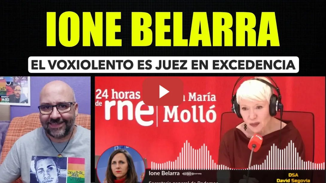 Embedded thumbnail for Ione Belarra señala que poca gente dice del Voxiolentoen el congreso es Juez en excedencia.