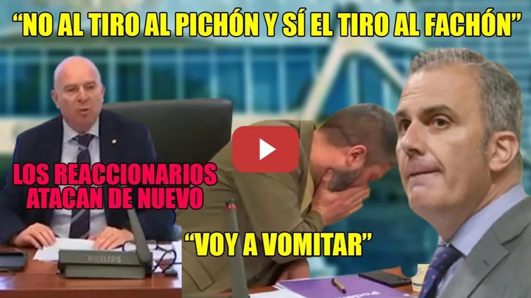 Embedded thumbnail for ¡NO al TIRO al PICHÓN, SÍ al TIRO al FACHÓN!🔥Víctor Egío DESQUICIA a los REACCIONARIOS de Vox Murcia