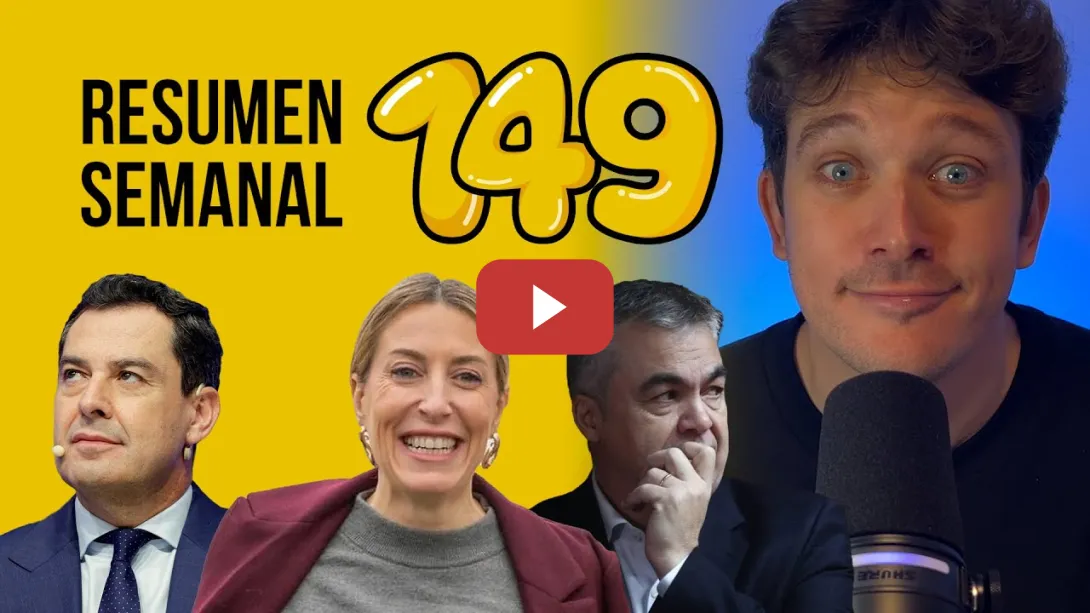 Embedded thumbnail for Polarizados, Extremadura, Cerdán, machismo y feliz Navidad #ResumenSemanal 149 | Miguel Charisteas