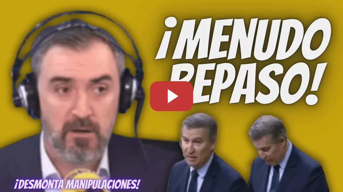 Embedded thumbnail for Ignacio Escolar “ARREMETE” contra Feijóo por sus MENTIRAS y MANIPULACIONES