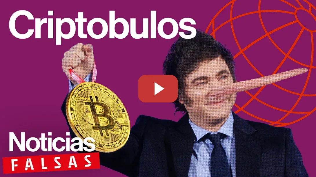Embedded thumbnail for El mundo se ríe de Javier Milei por su promoción de una Cryptoestafa | NOTICIAS FALSAS