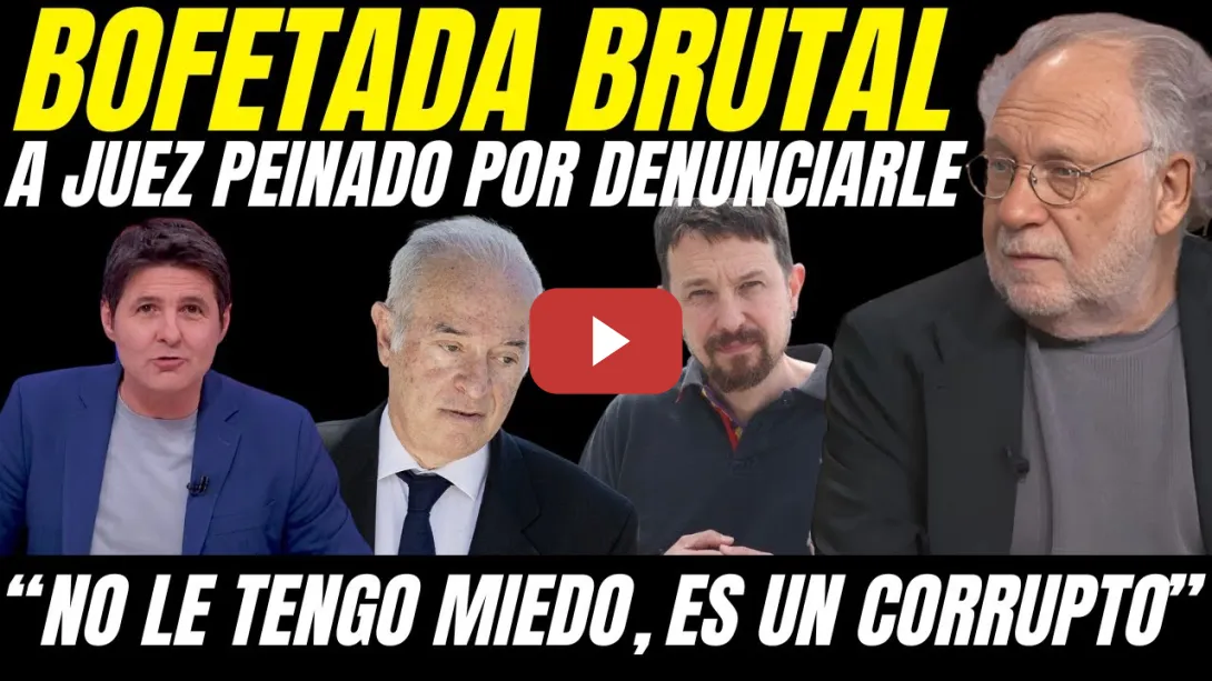 Embedded thumbnail for 🚨 ¡ES UN CORRUPTO! Ernesto Ekaizer se BURLA del Juez Peinado tras DENUNCIARLO por INJURIAS⚡
