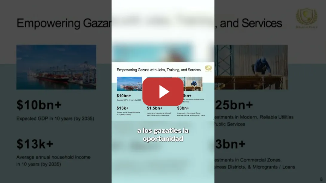 Embedded thumbnail for La imagen de la vergüenza: el plan de EEUU para convertir Gaza en un lujoso complejo de rascacielos