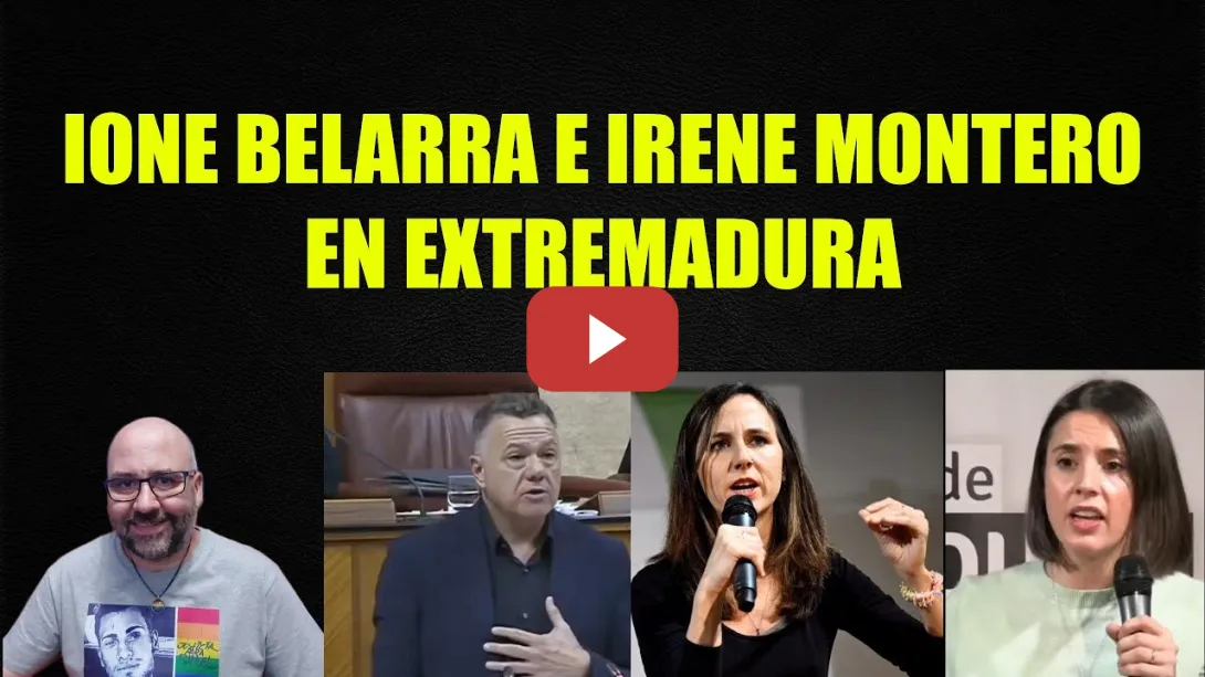 Embedded thumbnail for Ione Belarra e Irene Montero en Extremadura.