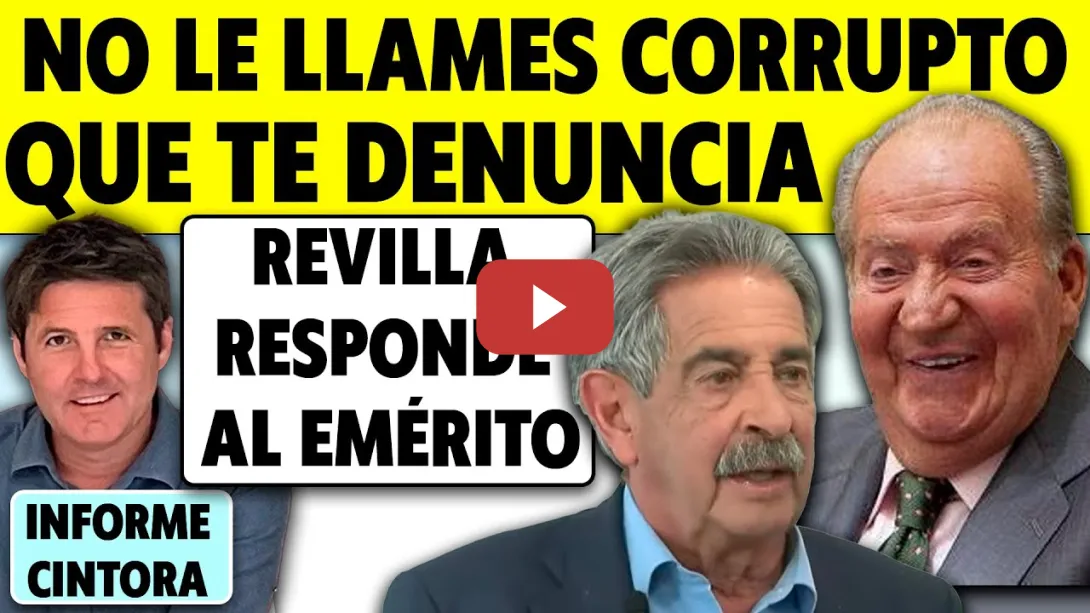 Embedded thumbnail for PRIMERAS DECLARACIONES DE MIGUEL ÁNGEL REVILLA. EL REY EMÉRITO DENUNCIA A REVILLA POR CALUMNIAS
