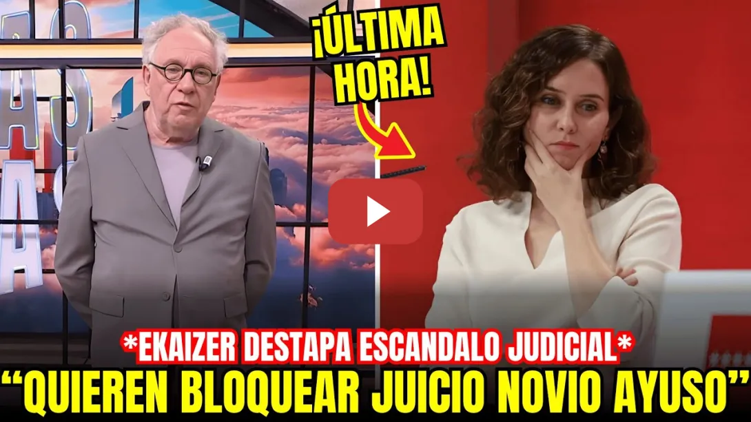 Embedded thumbnail for 💥 ¡ESCANDALO JUDICIAL! FISCALIA QUIERE BLOQUEAR JUICIO CONTRA NOVIO DE AYUSO POR FRAUDE FISCAL