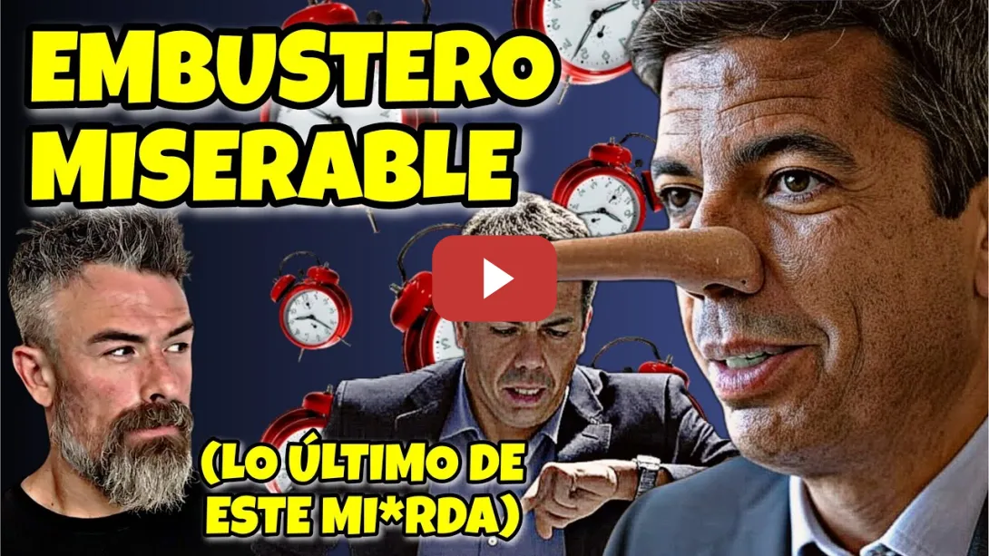 Embedded thumbnail for MAZÓN vuelve a MENTIR y el PP se RÍE de los VALENCIANOS (y del SENTIDO COMÚN)